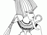 Coloriages Egypte faciles pour enfants