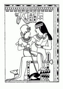 Coloriage egypte 10