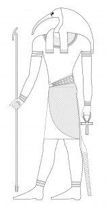 Thoth (Coloriage d'Egypte (Pyramides, Hiéroglyphes, Pharaons...))