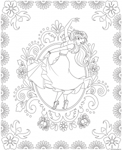 Coloriage de Elena Avalor à colorier pour enfants