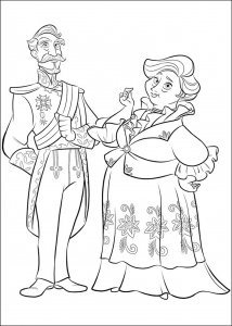 Coloriage de Elena Avalor pour enfants