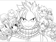 Coloriages Fairy tail faciles pour enfants