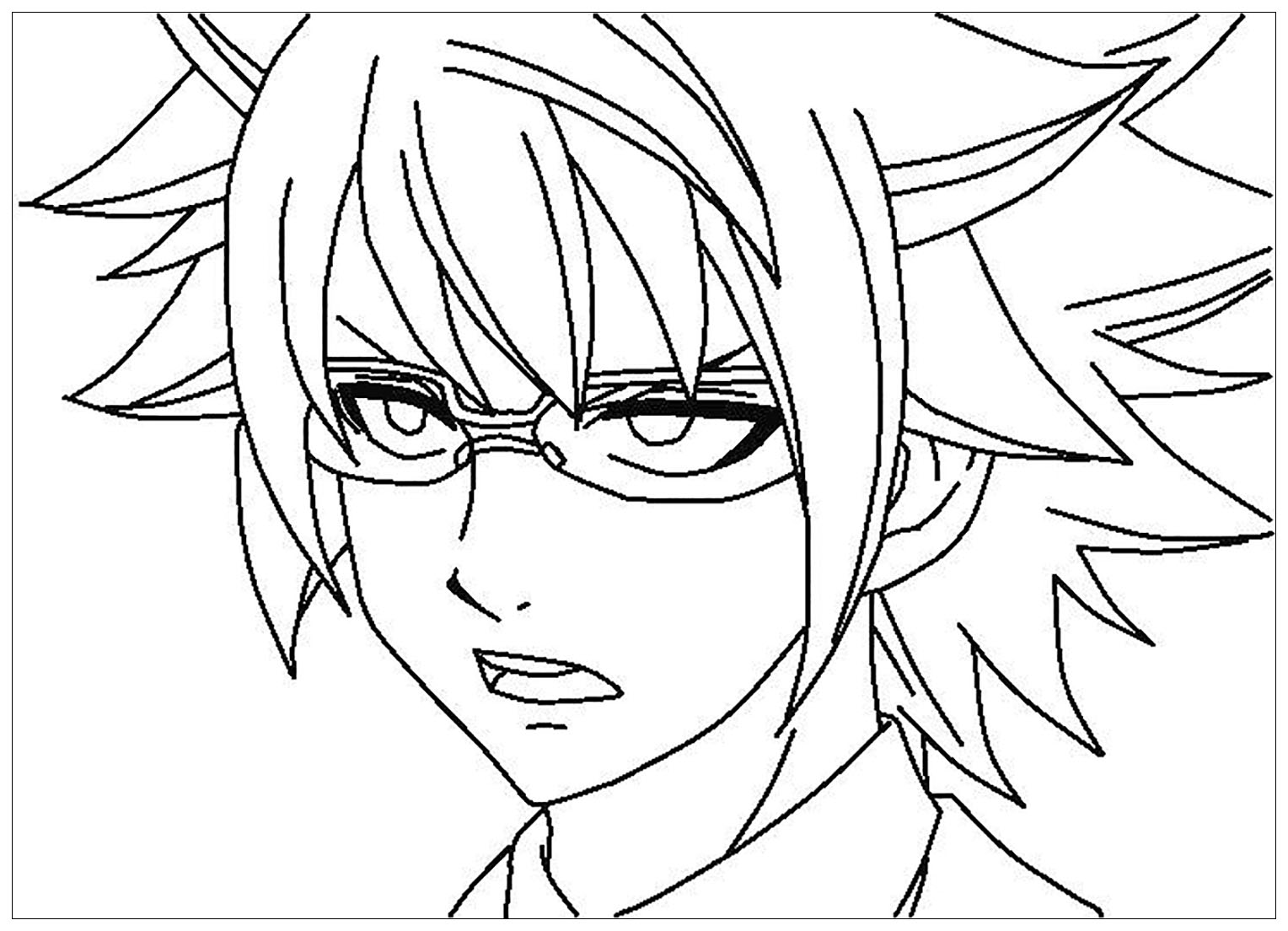 Image de Fairy tail à télécharger et colorier - Coloriages de Fairy