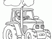 Coloriages de Ferme à imprimer pour enfants