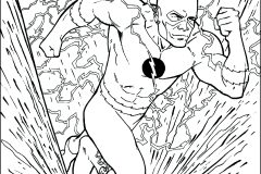 Coloriages de Flash à imprimer pour enfants