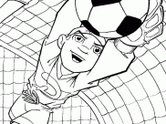Coloriages de Football à imprimer pour enfants
