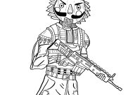 Coloriages Fortnite Battle Royale faciles pour enfants