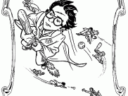 Coloriages d'Harry Potter à imprimer pour enfants