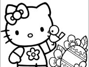 Coloriages Hello Kitty faciles pour enfants