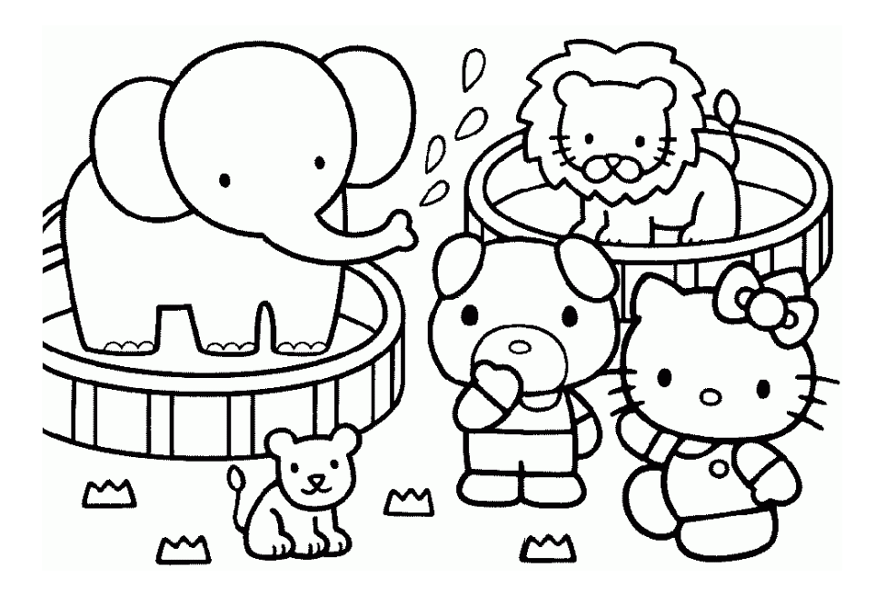 Image de Hello Kitty à télécharger et imprimer pour enfants