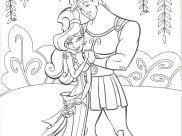 Coloriages Hercule faciles pour enfants