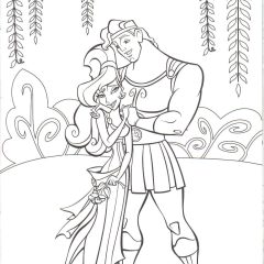 Coloriages d'Hercule à imprimer pour enfants