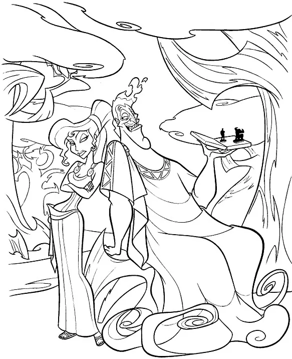 Coloriage de Hercule à télécharger