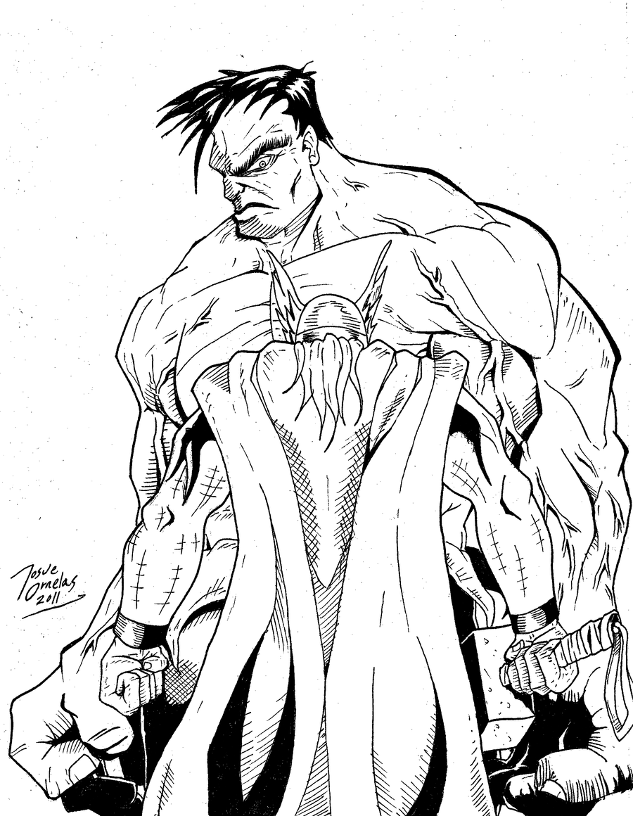 Image de Hulk à télécharger et colorier