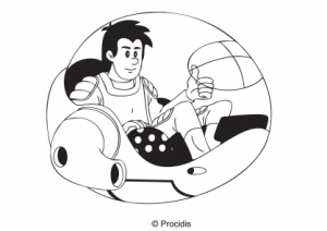 Il était une fois (la vie, l'homme) : Coloriage de Il était une fois (la vie) à imprimer