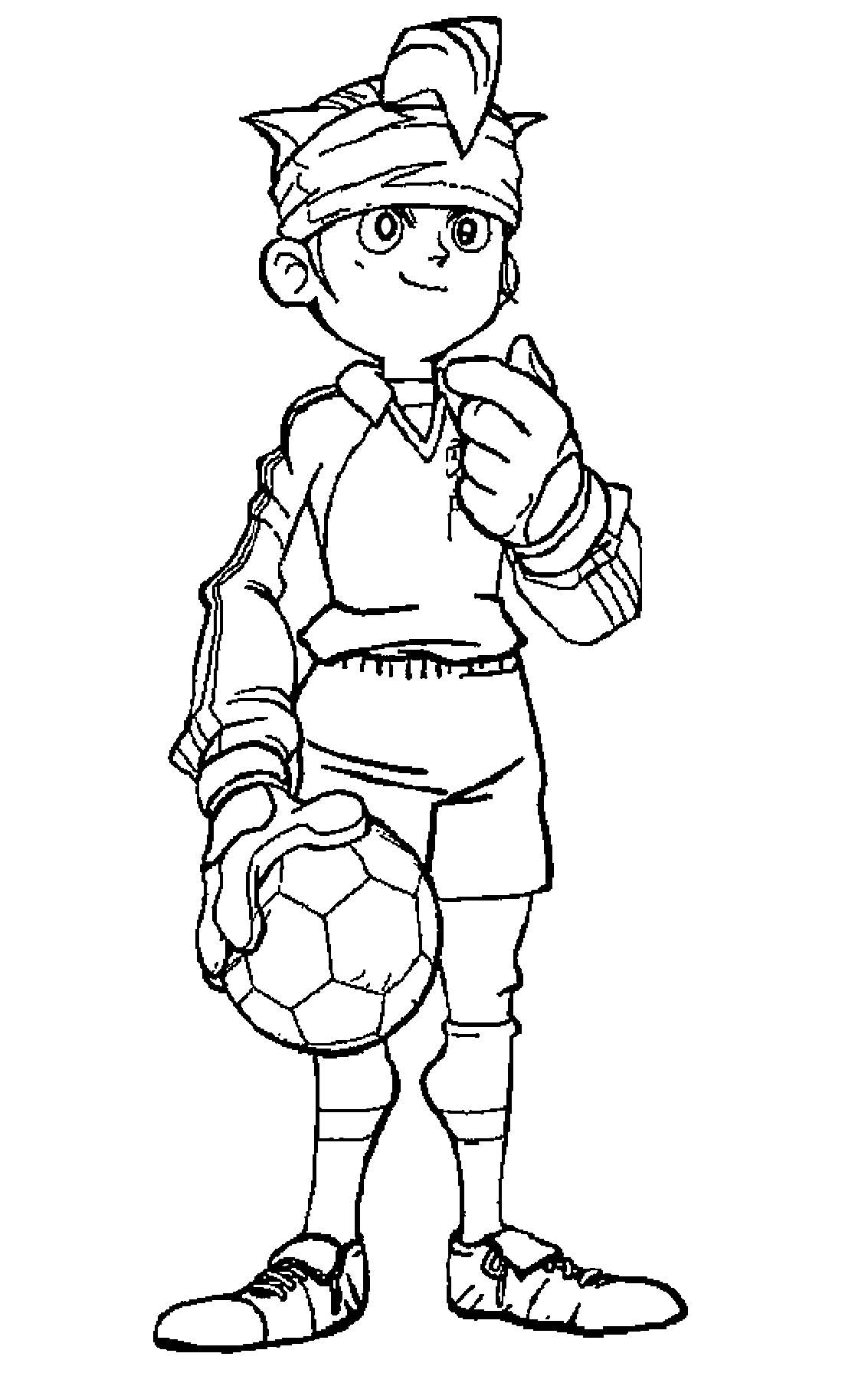 Coloriage à imprimer Inazuma Eleven