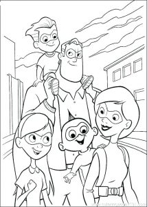 Les Indestructibles 2 à imprimer (Coloriage)