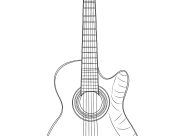 Coloriages d'Instruments de musique à imprimer pour enfants