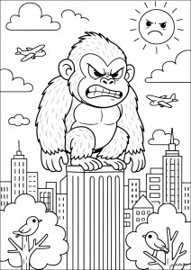 King Kong dominant la ville