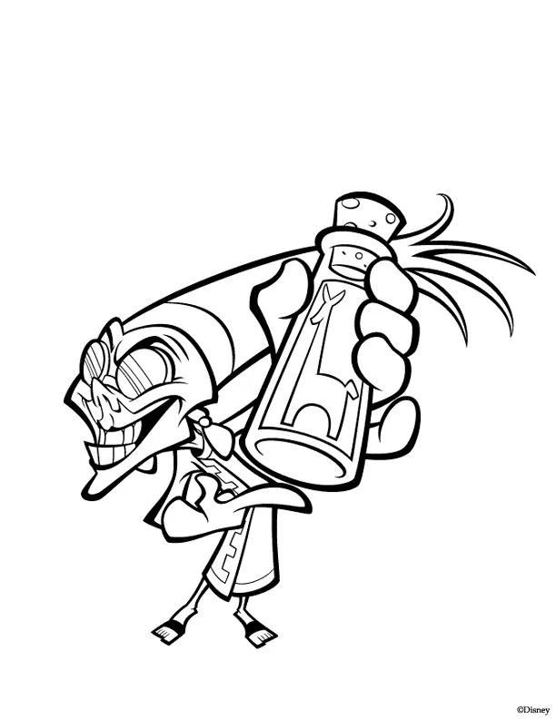 Kuzco - 7 (Coloriage de Kuzco, l’Empereur Mégalo à imprimer pour enfants)