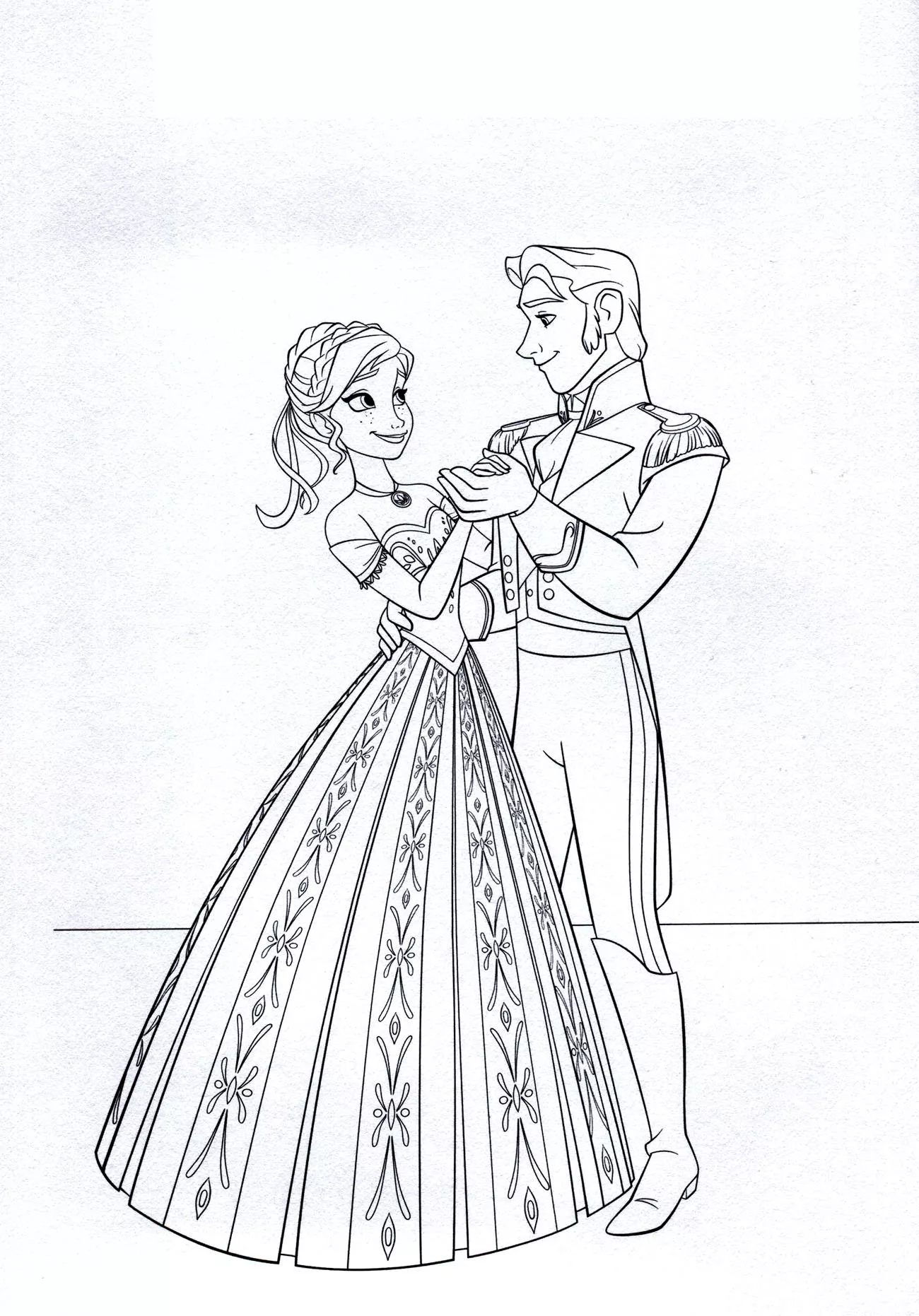 La reine des neiges disney - 9 (Coloriage à imprimer pour enfants)
