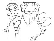Coloriages de Le Petit Royaume de Ben et Holly à imprimer pour enfants