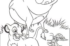 Coloriages Le Roi Lion faciles pour enfants