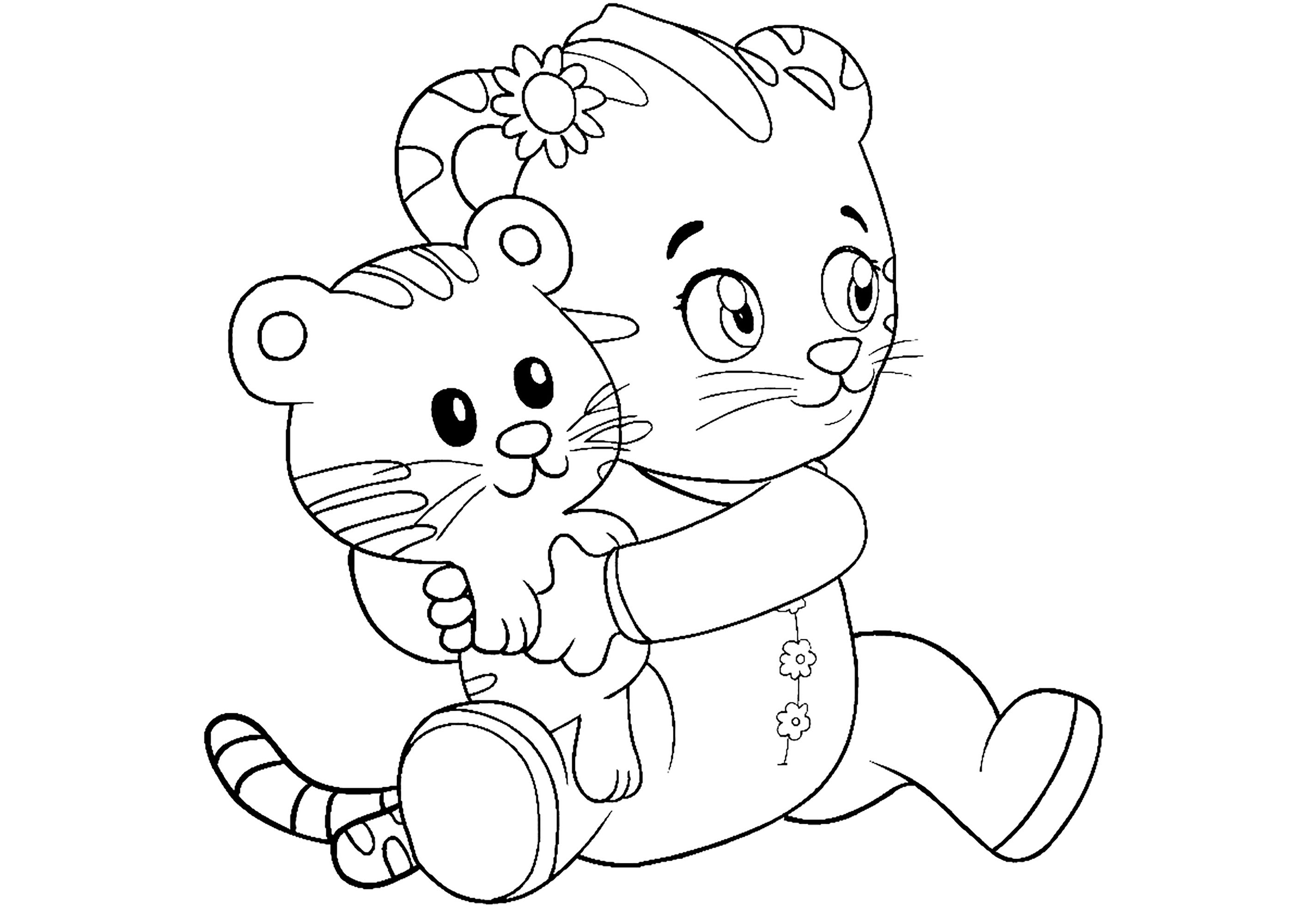 Baby Margaret - Coloriages de Le Village de Dany à imprimer