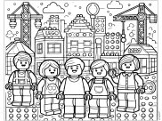 Coloriages de Legos à imprimer pour enfants