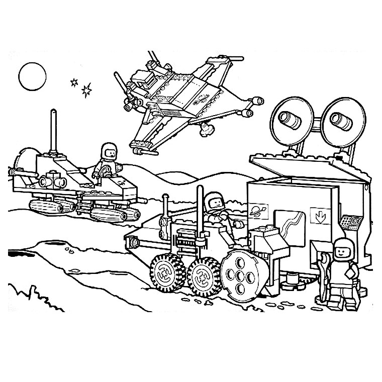 Lego (Coloriage à imprimer pour enfants)