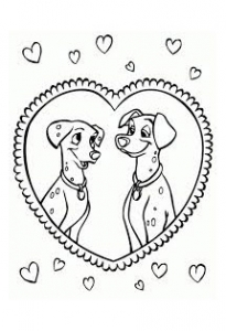 Coloriage de Les 101 Dalmatiens à imprimer gratuitement