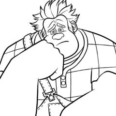 Coloriages de Les mondes de Ralph à imprimer pour enfants