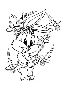 Coloriage de Looney Tunes à télécharger