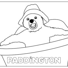 Coloriages de L'Ours Paddington à imprimer pour enfants