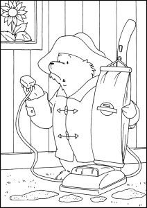 Coloriage de L'Ours Paddington à imprimer pour enfants : Ours-paddington-16