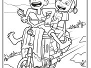 Coloriages Luca faciles pour enfants