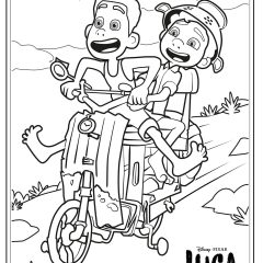 Coloriages de Luca à imprimer pour enfants