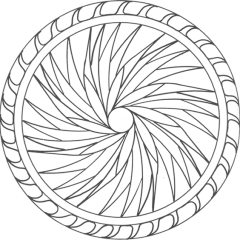 Coloriages de Mandalas à imprimer pour enfants