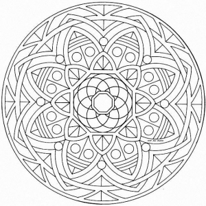 Coloriage mandala a imprimer 12