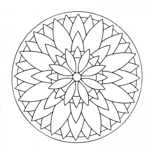 Coloriage mandala a imprimer 4