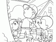 Coloriages de Manny et ses outils à imprimer pour enfants