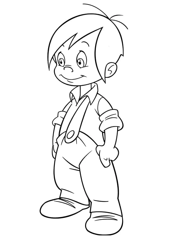 Coloriage de Marcelino à telecharger gratuitement