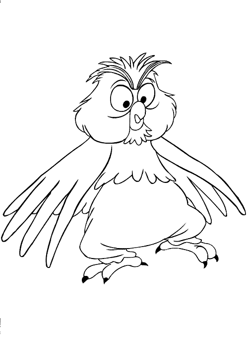 Coloriage de Merlin l'enchanteur à télécharger (Merlin l’enchanteur)