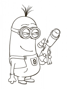 Coloriage de Minions à imprimer