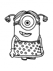 Coloriage de Minions à colorier pour enfants