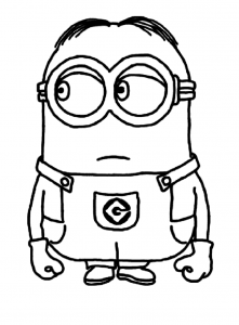 Coloriage de Minions à télécharger