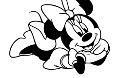 Coloriages Minnie faciles pour enfants