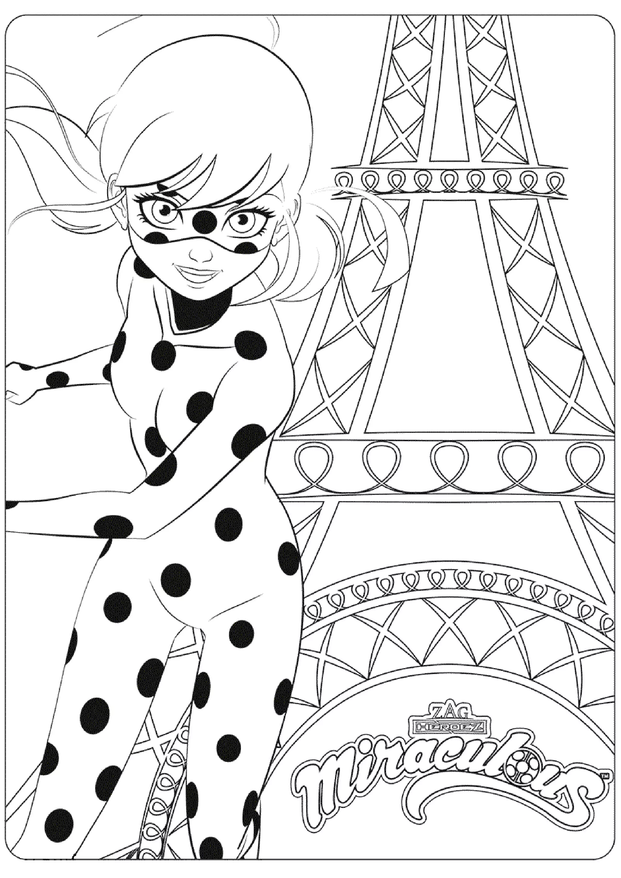 Lady bug / Miraculous : super coloriage (Miraculous / Lady Bug)
