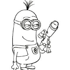 Coloriages de Moi moche et méchant à imprimer pour enfants