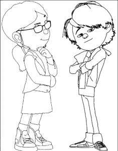 Image de Moi moche et méchant à imprimer et colorier (Coloriage de Moi, Moche et Méchant 1, 2 et 3)